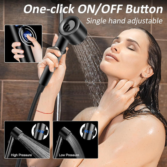 Priime™ Shower head with silicone exfoliator